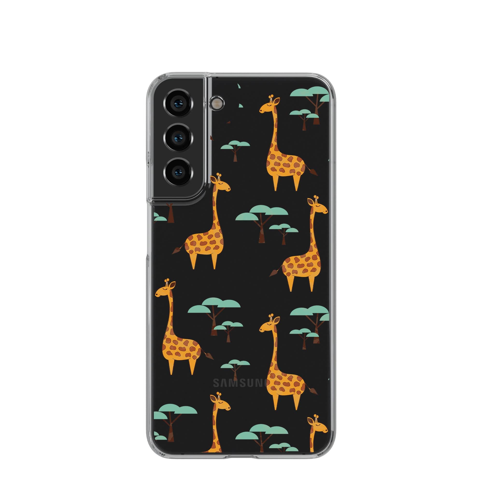 Towering Savannah | Giraffe Samsung Case Clear for Galaxy S22 Plus