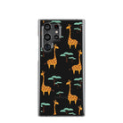 Towering Savannah | Giraffe Samsung Case Clear for Galaxy S22 Ultra