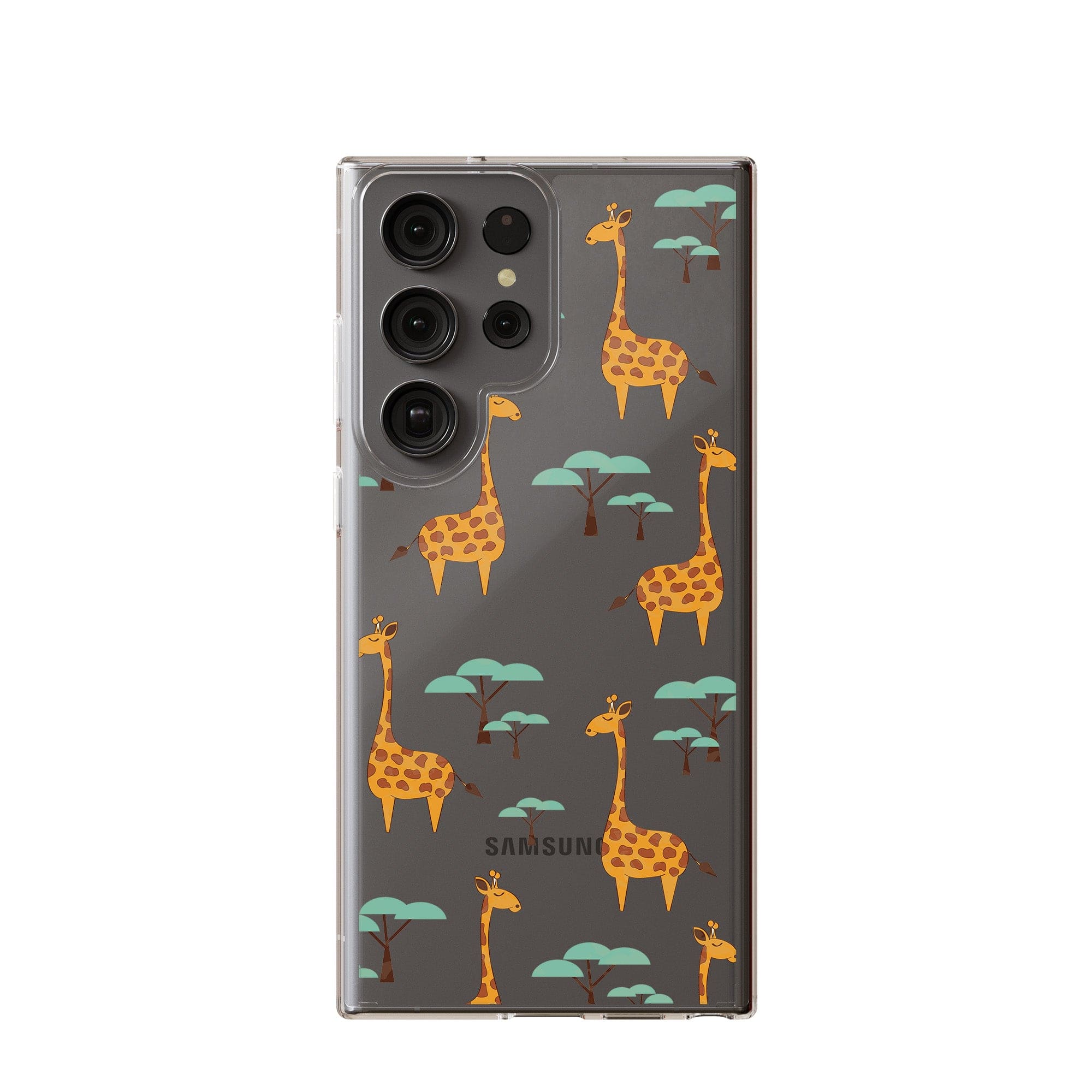 Towering Savannah | Giraffe Samsung Case Clear for Galaxy S23