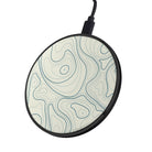 Treasure Island | Abstract Lines Pattern Wireless Charging Pad in Black