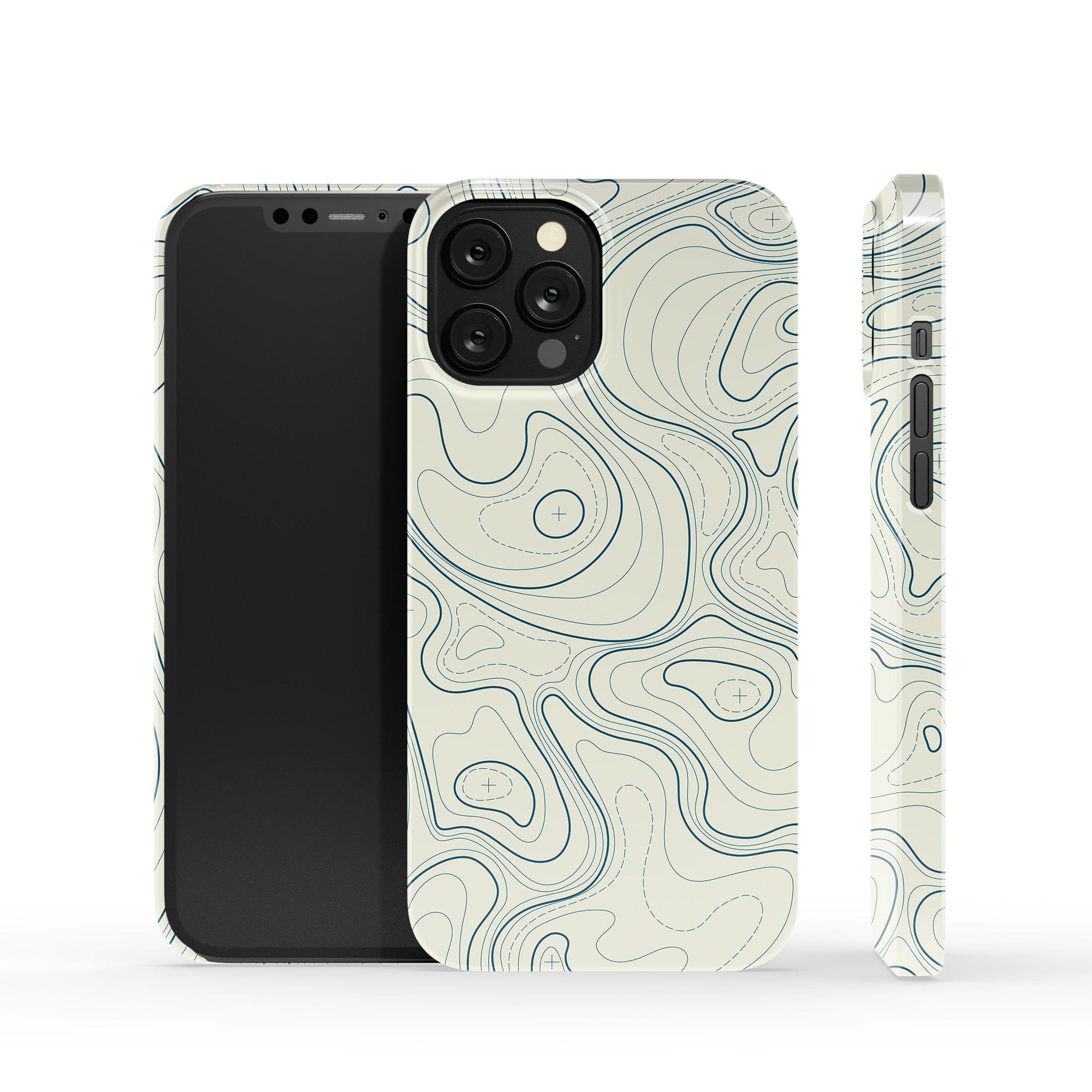 Treasure Island | Abstract Lines Pattern Case Slim for iPhone X/XS