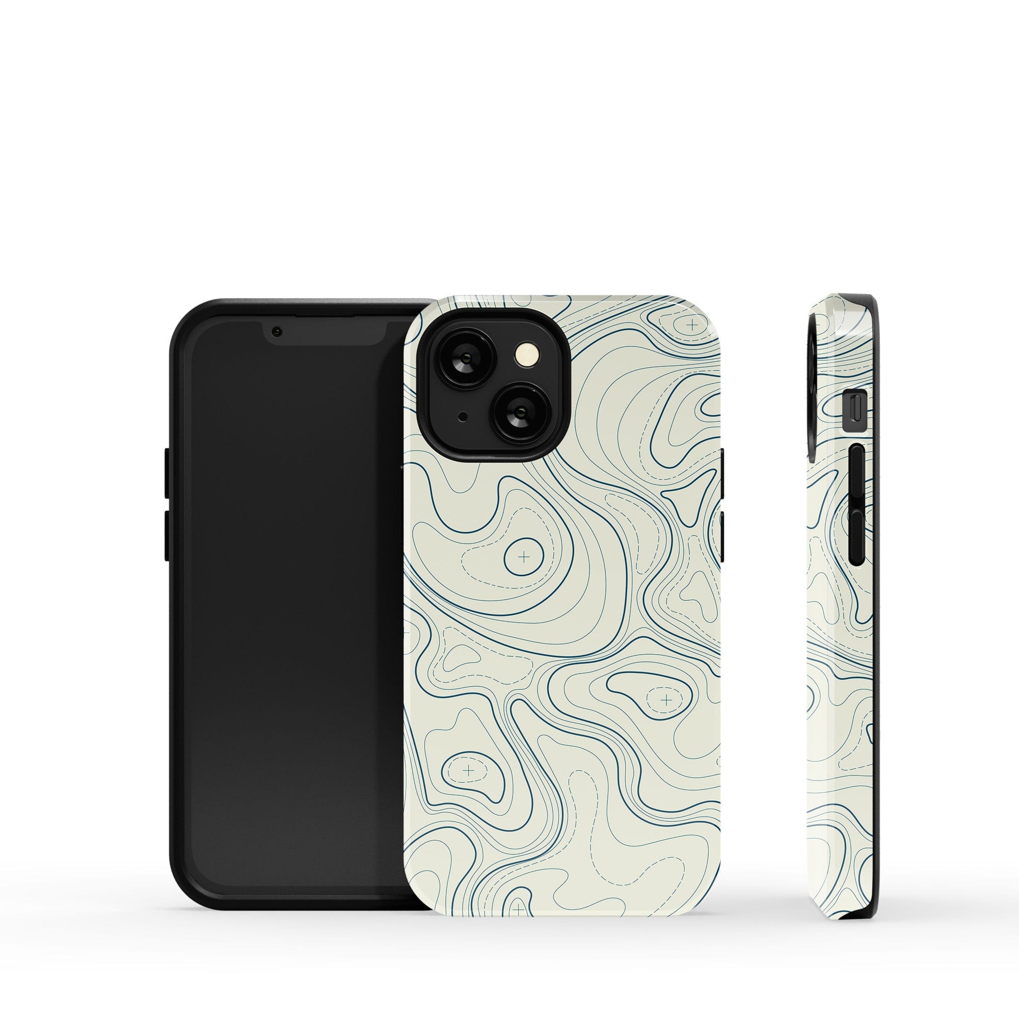 Treasure Island | Abstract Lines Pattern Case Slim for iPhone XS Max