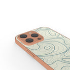 Treasure Island | Abstract Lines Pattern Precious Metals Case in Rose Gold