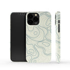 Treasure Island | Abstract Lines Pattern Case Slim for iPhone 13 Pro Max