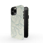 Treasure Island | Abstract Lines Pattern Case Slim for iPhone 13 Mini