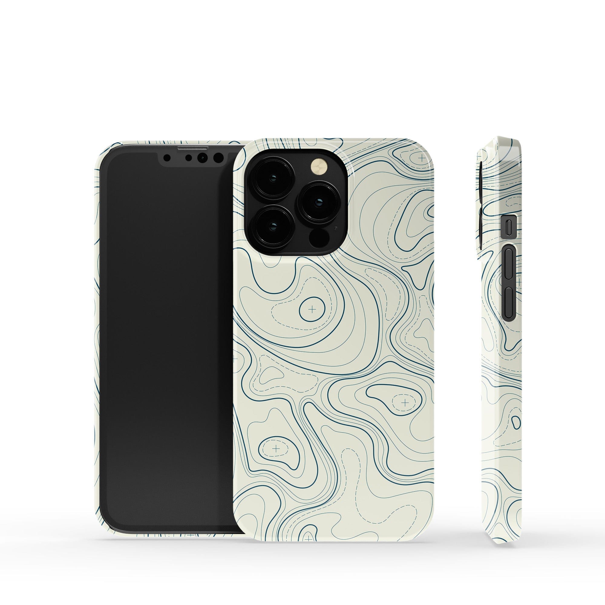 Treasure Island | Abstract Lines Pattern Case Tough for iPhone 13 Mini