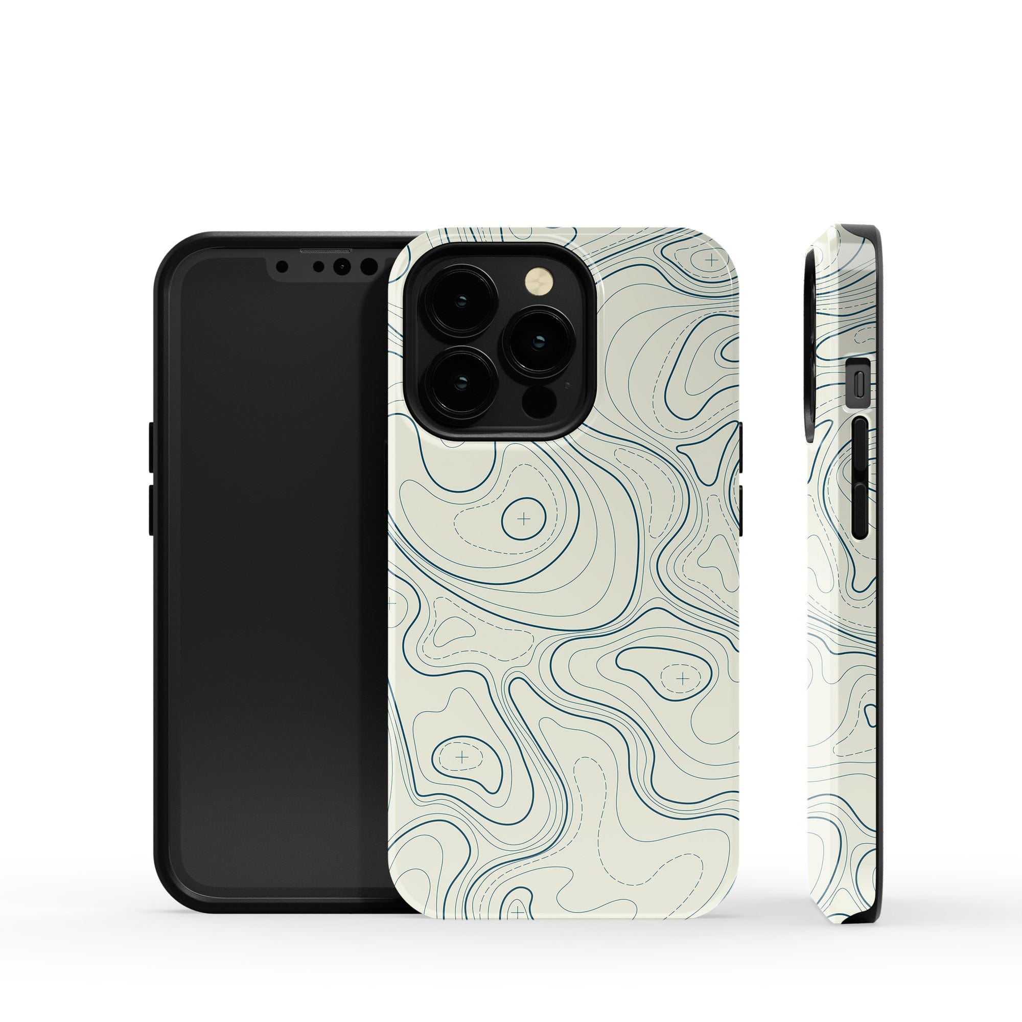 Treasure Island | Abstract Lines Pattern Case Slim for iPhone 12 Pro