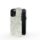 Treasure Island | Abstract Lines Pattern Case Tough for iPhone 12