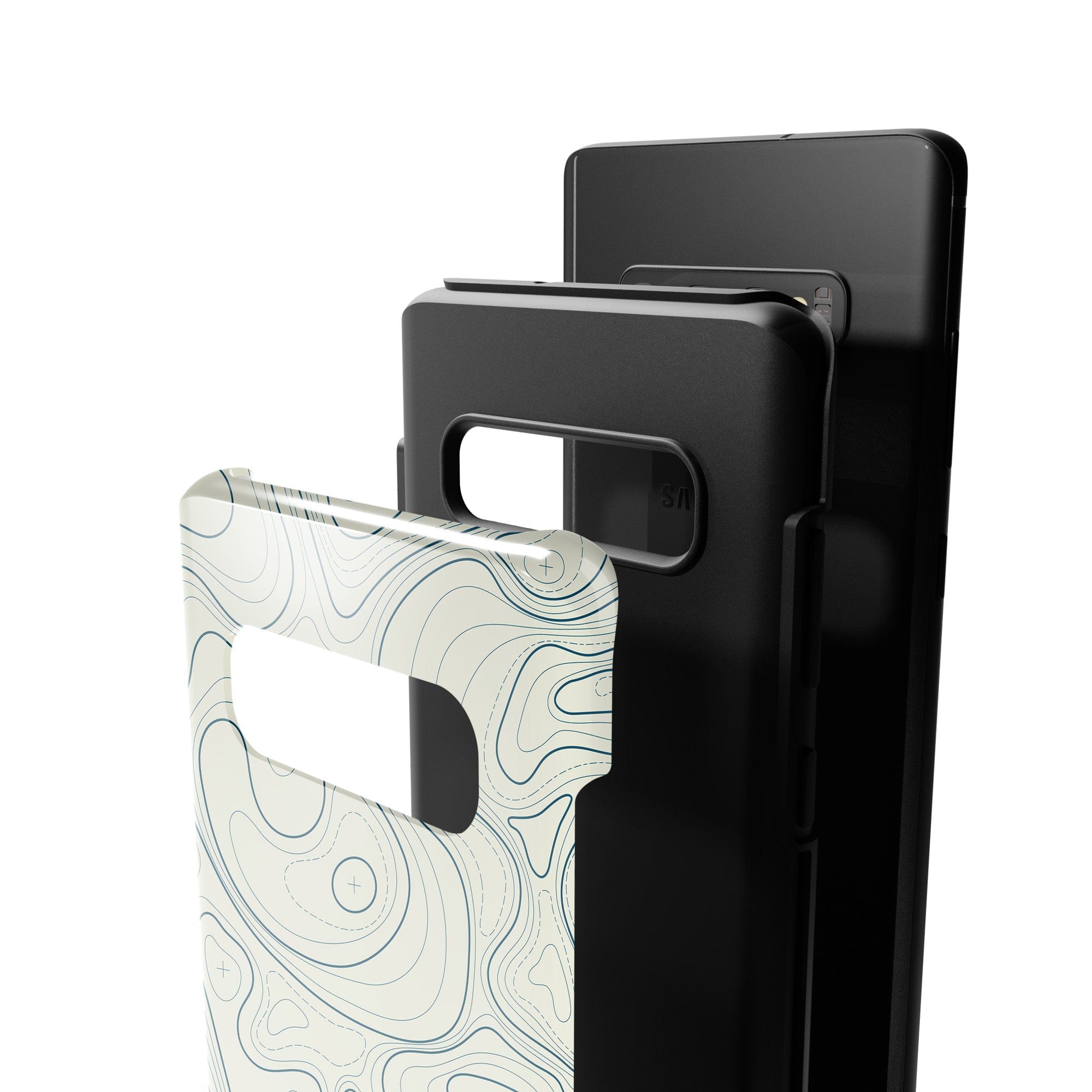 Treasure Island | Abstract Lines Pattern Samsung Case Tough for Galaxy S10 Plus 