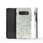 Treasure Island | Abstract Lines Pattern Samsung Case Tough for Galaxy S10 Plus 