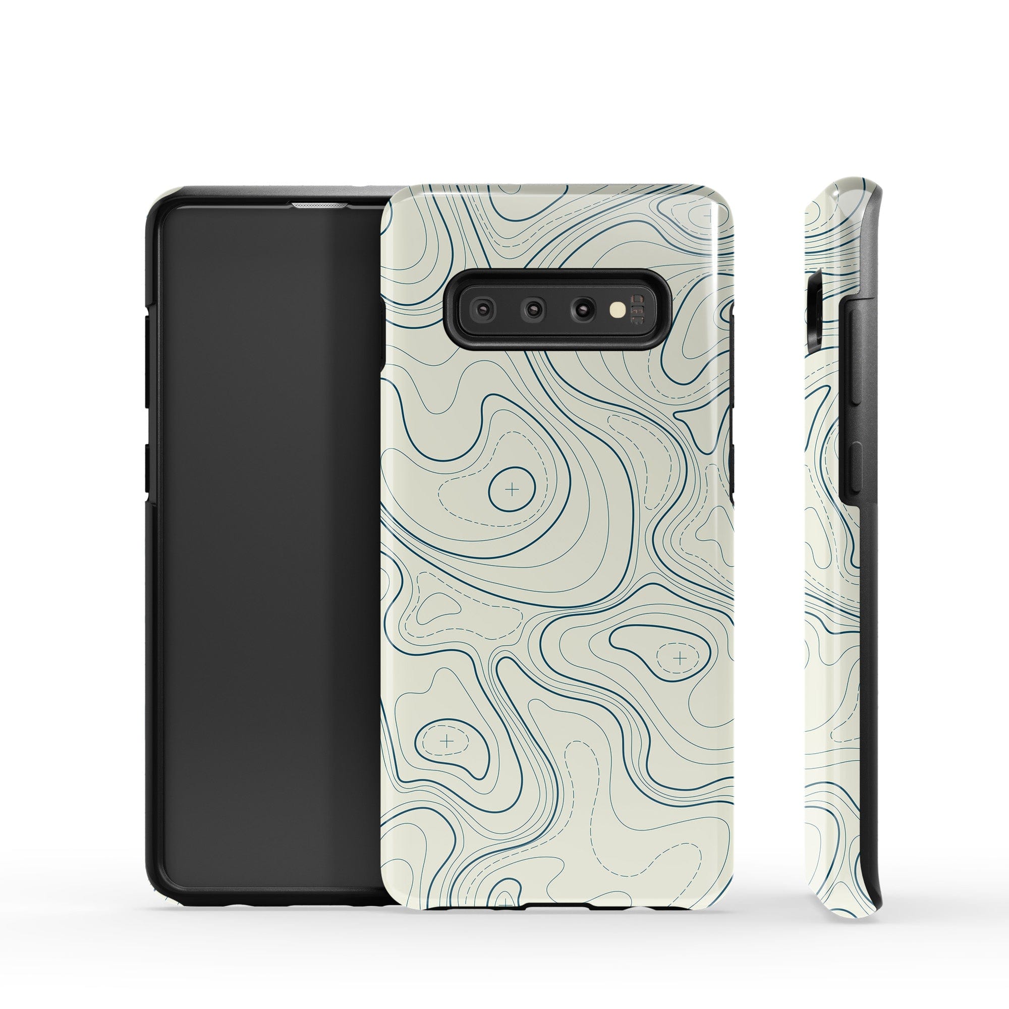 Treasure Island | Abstract Lines Pattern Samsung Case Tough for Galaxy S10 Plus 