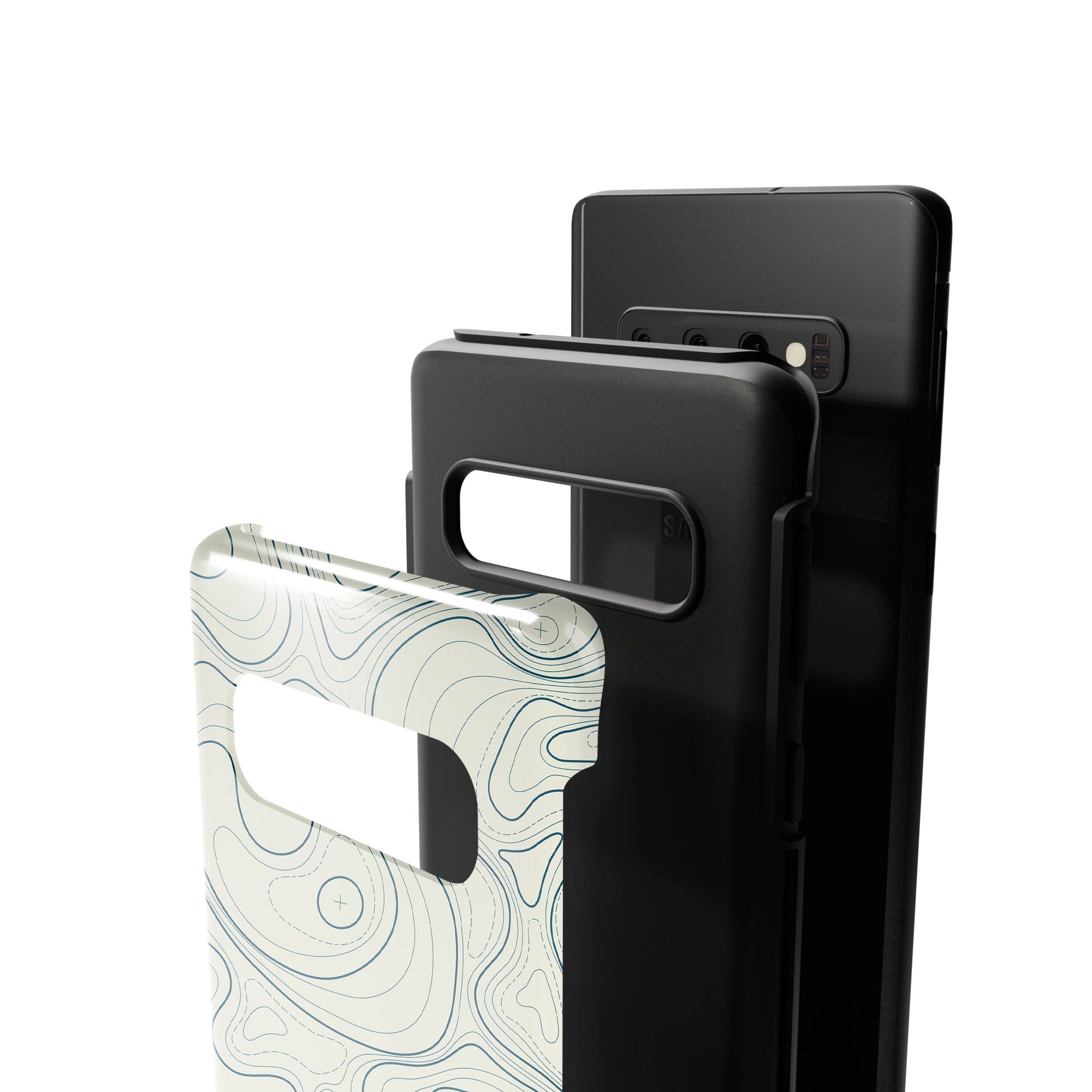 Treasure Island | Abstract Lines Pattern Samsung Case Tough for Galaxy S10 