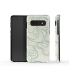 Treasure Island | Abstract Lines Pattern Samsung Case Tough for Galaxy S10 