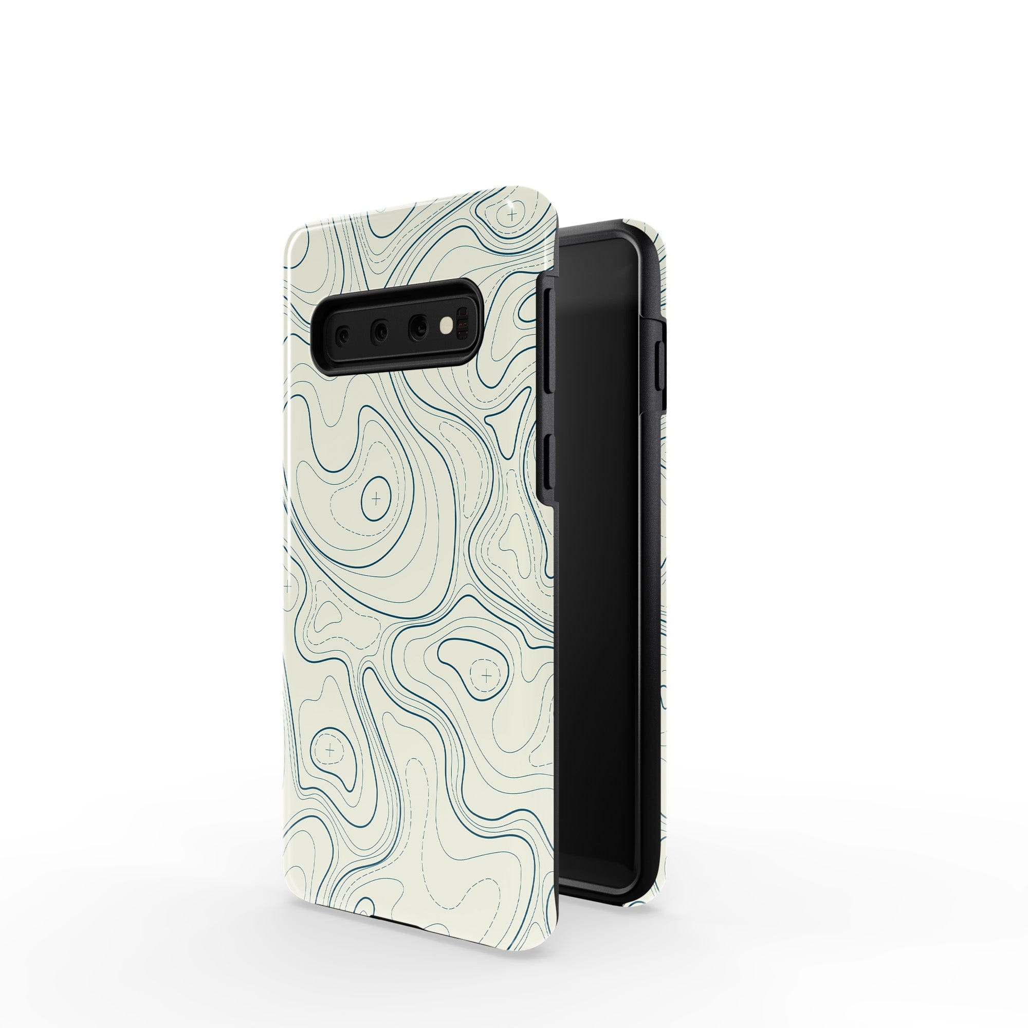 Treasure Island | Abstract Lines Pattern Samsung Case Tough for Galaxy S10 