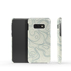 Treasure Island | Abstract Lines Pattern Samsung Case Slim for Galaxy S10e 