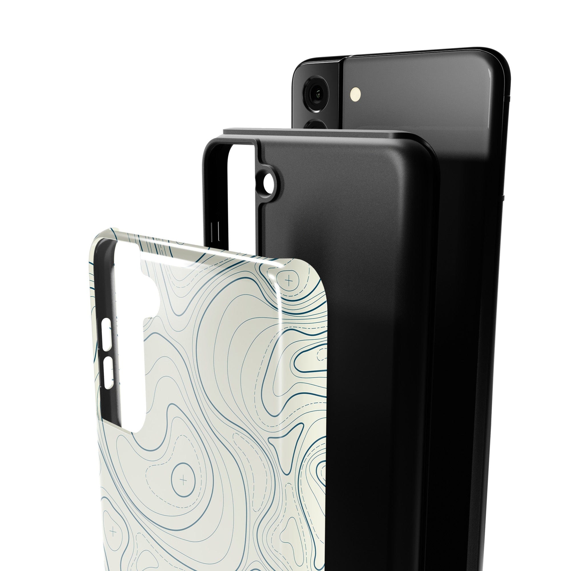 Treasure Island | Abstract Lines Pattern Samsung Case Tough for Galaxy S21 Plus