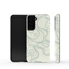 Treasure Island | Abstract Lines Pattern Samsung Case Tough for Galaxy S21 