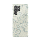 Treasure Island | Abstract Lines Pattern Samsung Case Slim for Galaxy S22 Ultra