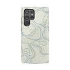 Treasure Island | Abstract Lines Pattern Samsung Case Tough for Galaxy S22 Ultra