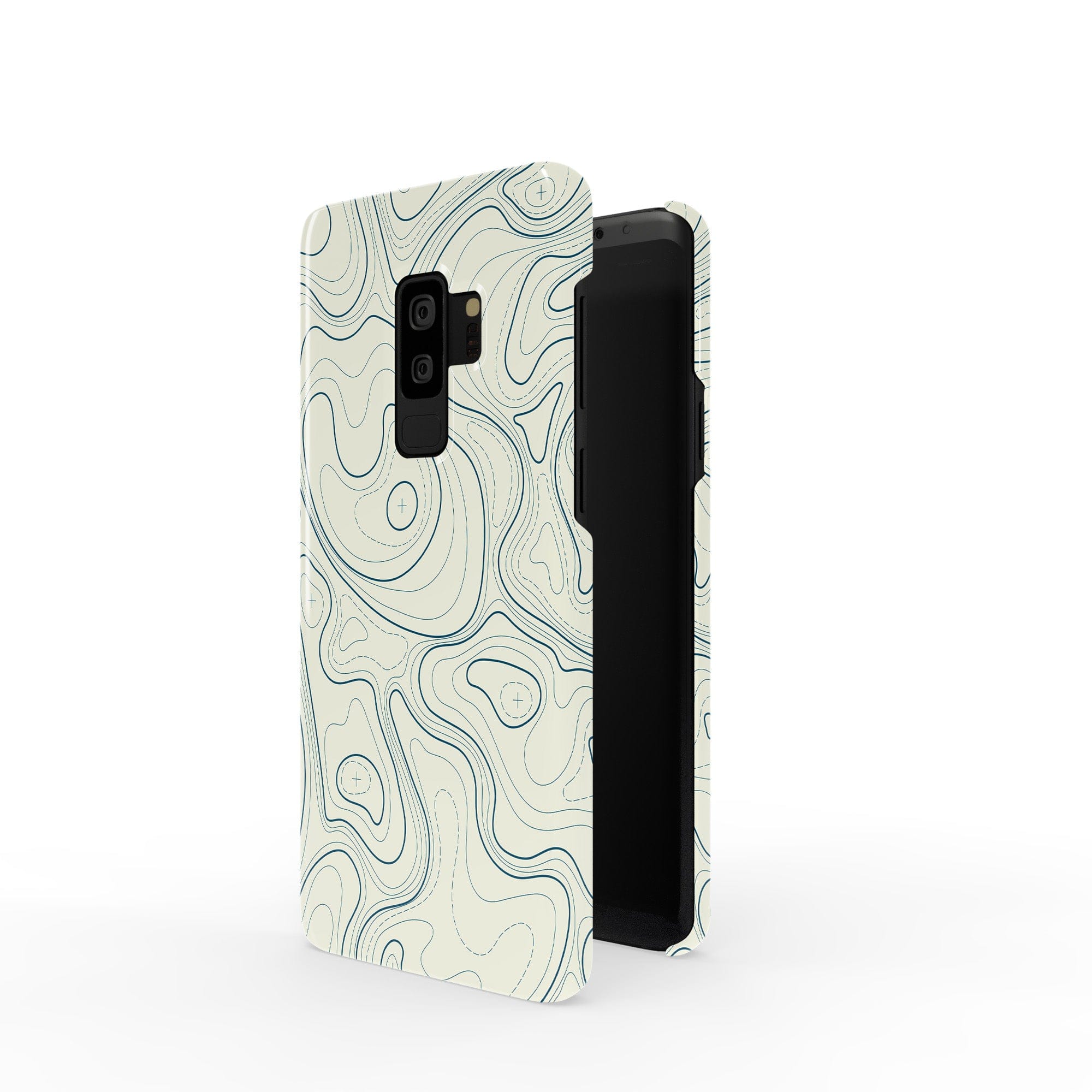 Treasure Island | Abstract Lines Pattern Samsung Case Slim for Galaxy S9 Plus 