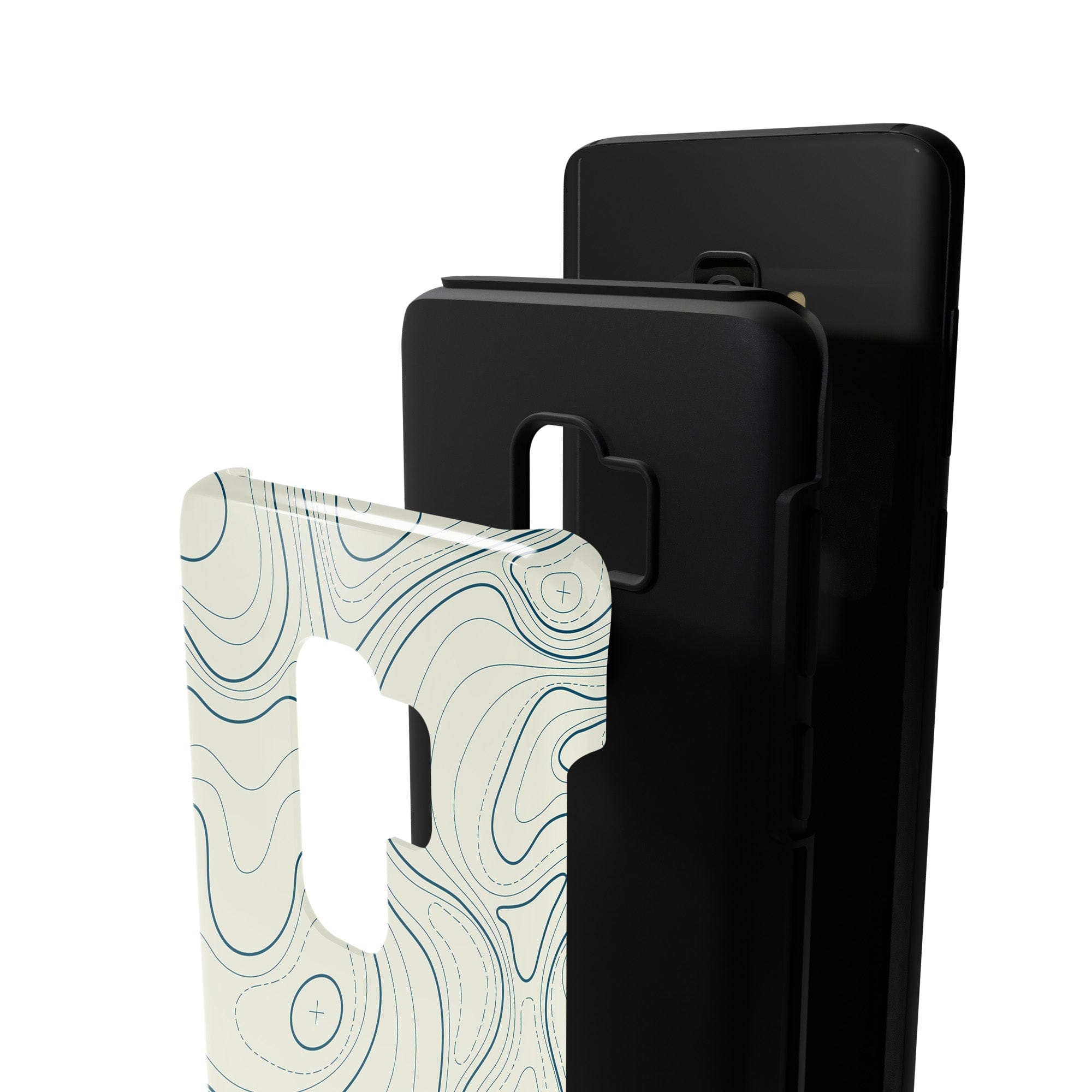 Treasure Island | Abstract Lines Pattern Samsung Case Tough for Galaxy S9 Plus 