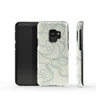 Treasure Island | Abstract Lines Pattern Samsung Case Tough for Galaxy S9 