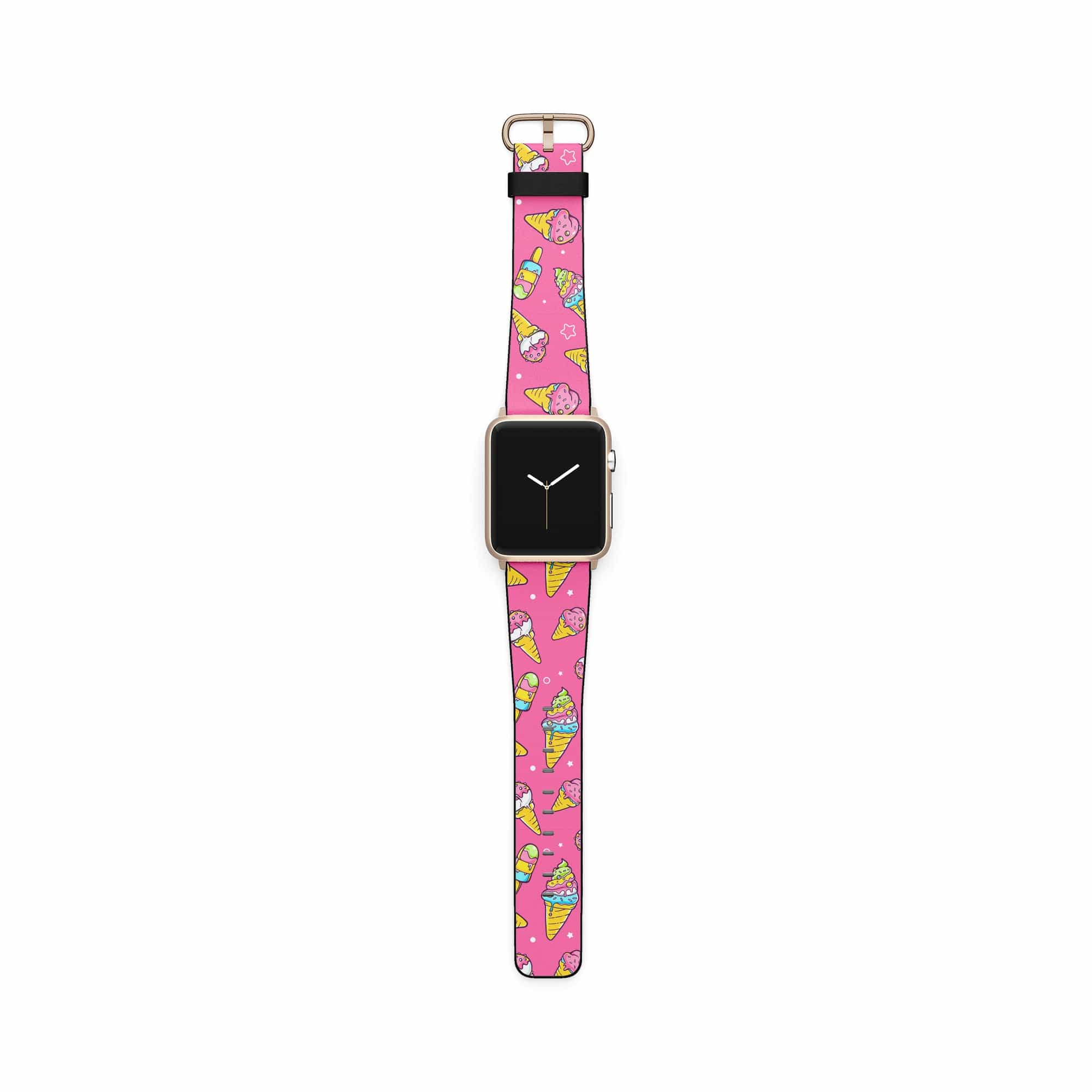 Treat Yo Self | Popsicle Ice Cream Apple Watch Band for 38/40/41 mm Watch in Gold