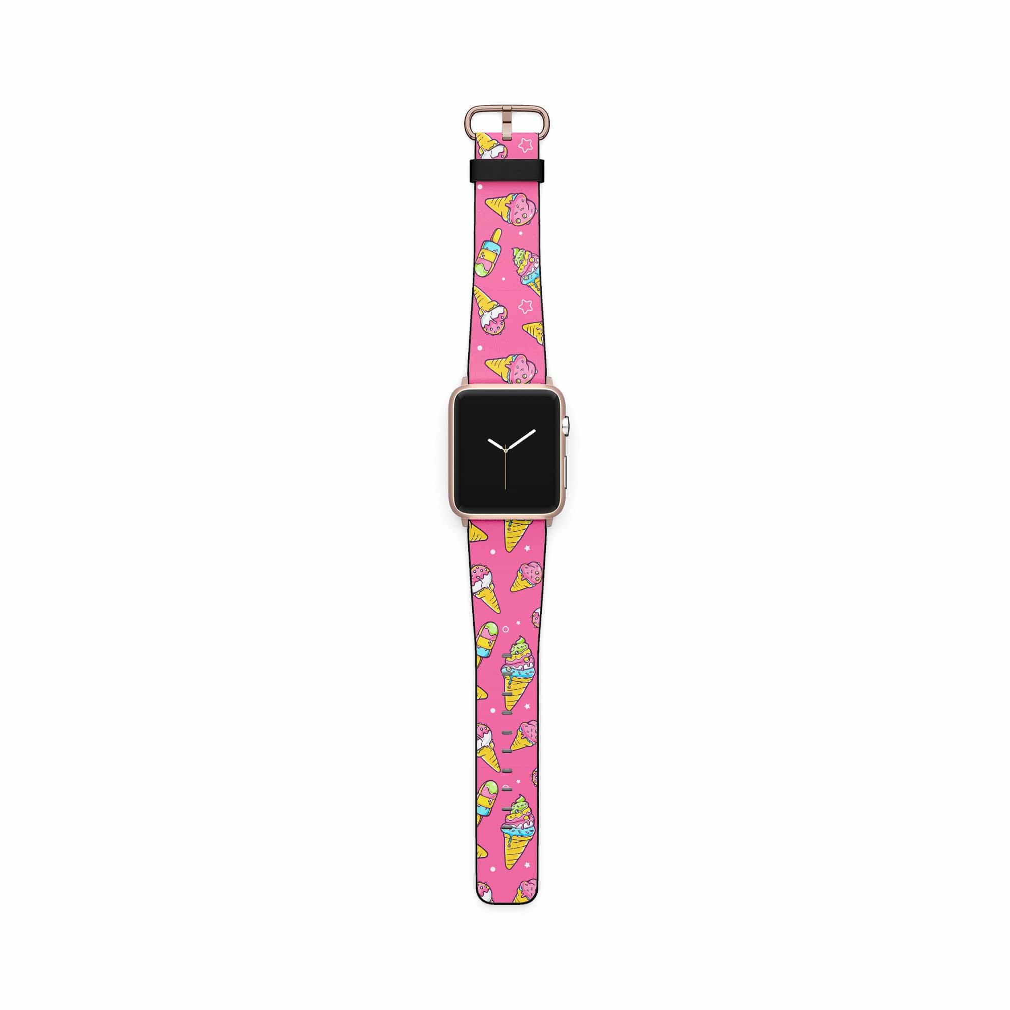 Treat Yo Self | Popsicle Ice Cream Apple Watch Band for 38/40/41 mm Watch in Rose Gold