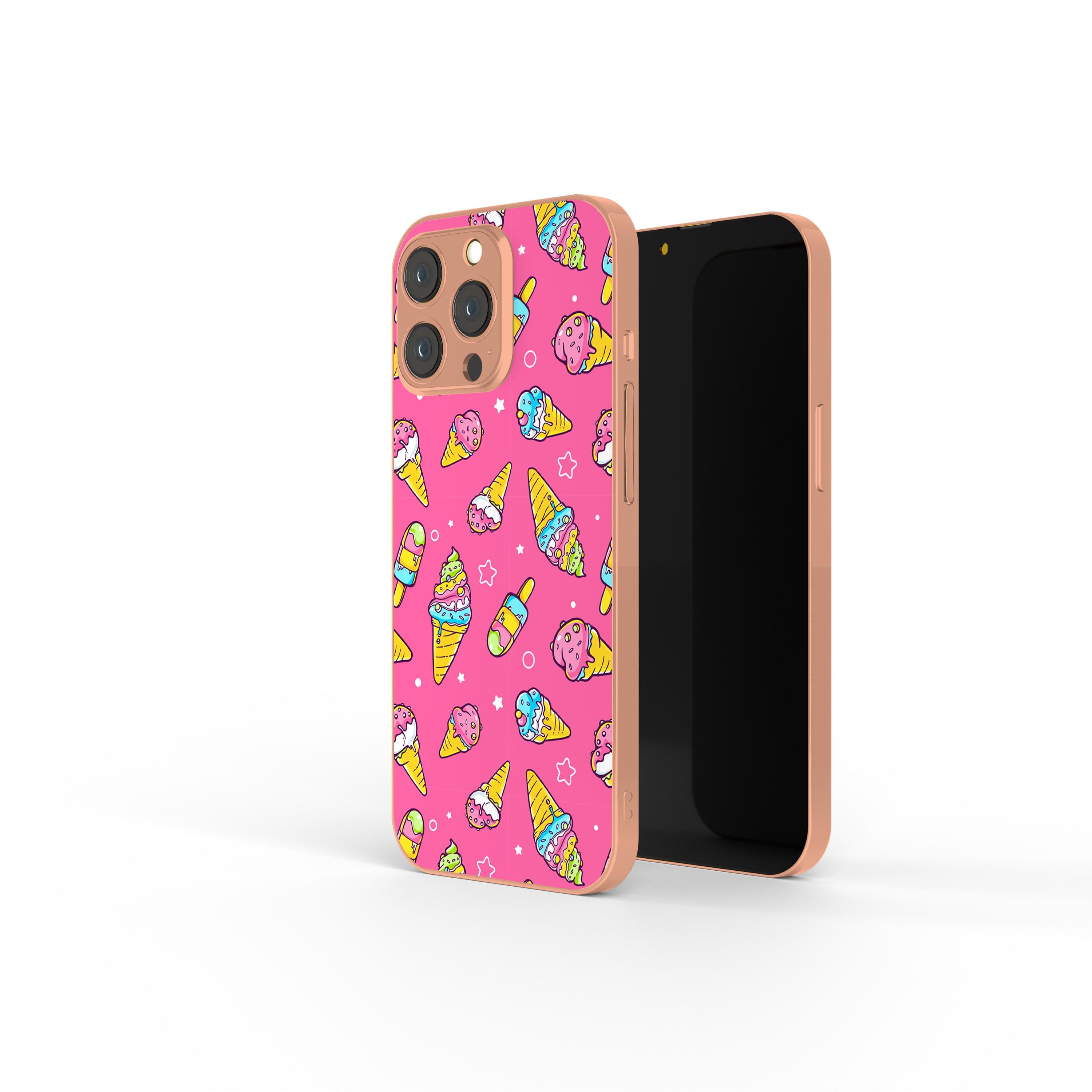 Treat Yo Self | Popsicle Ice Cream Precious Metals Case in Rose Gold