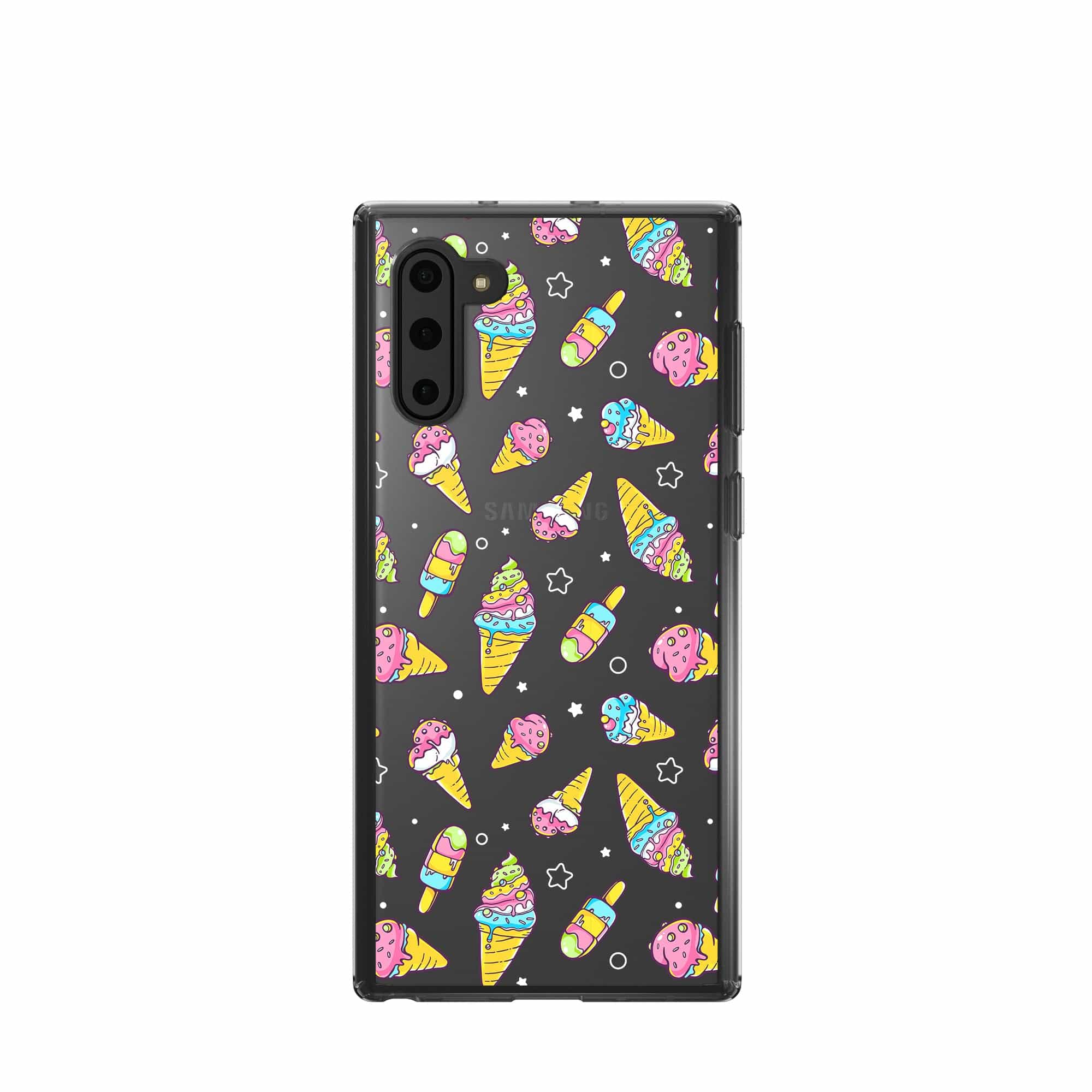 Treat Yo Self | Popsicle Ice Cream Samsung Case Clear for Galaxy Note 10 