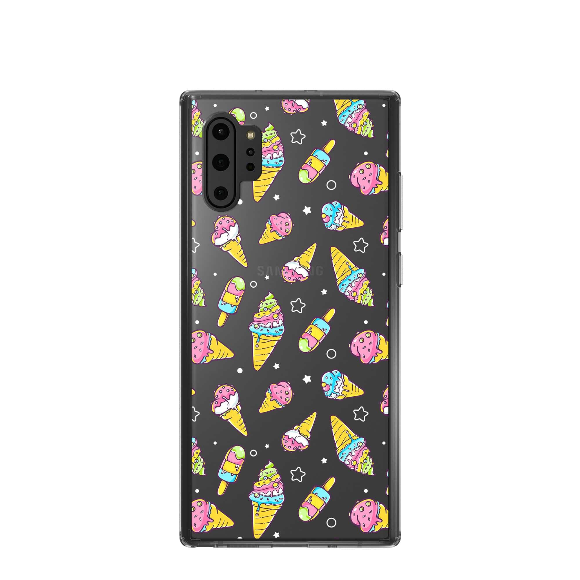 Treat Yo Self | Popsicle Ice Cream Samsung Case Clear for Galaxy Note 10 Plus 