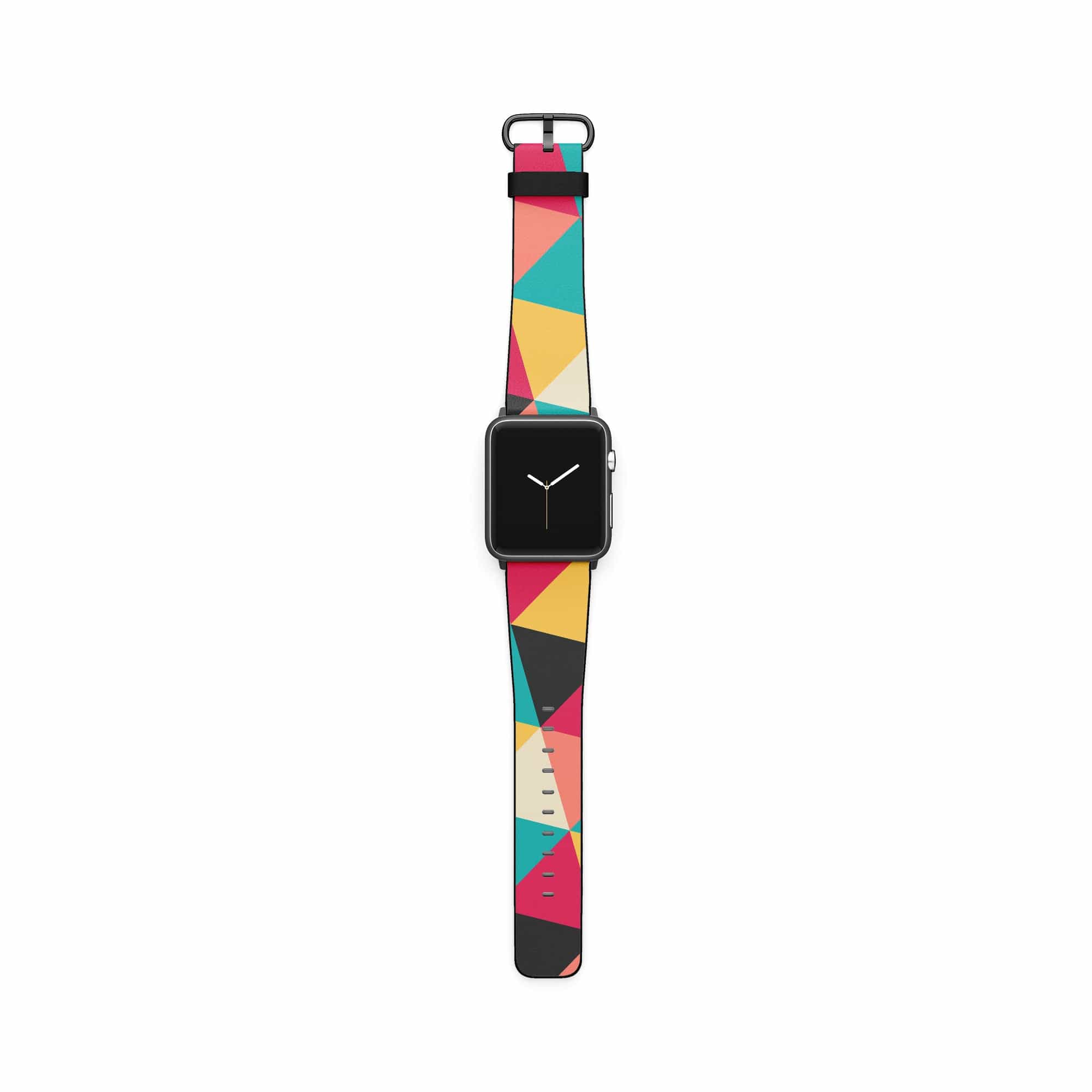 Triangulator | Triangle Shapes Apple Watch Band for 38/40/41 mm Watch in Black