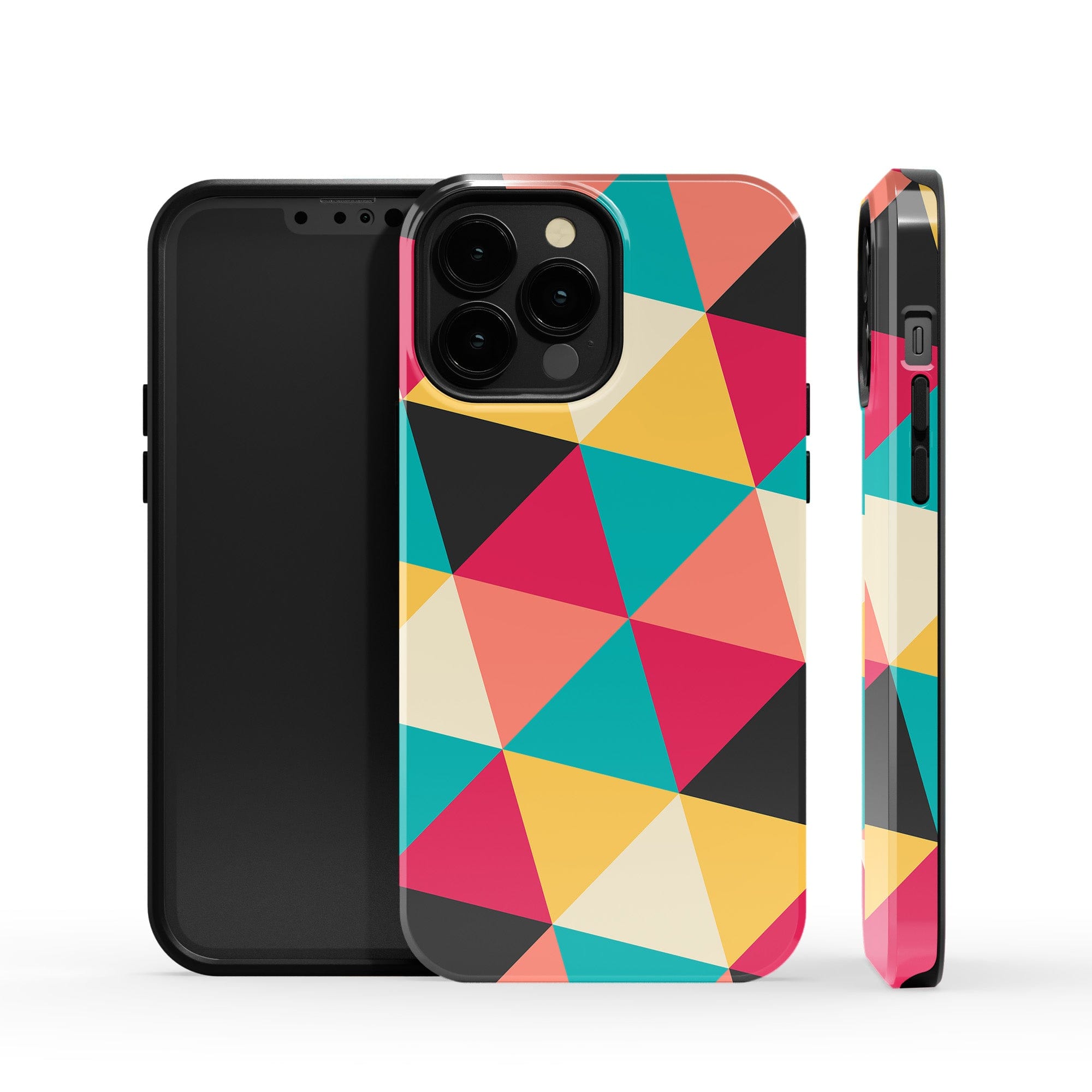 Triangulator | Triangle Shapes Case Tough for iPhone 13 Pro