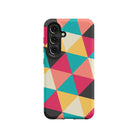 Triangulator | Triangle Shapes Samsung Case Tough for Galaxy S24