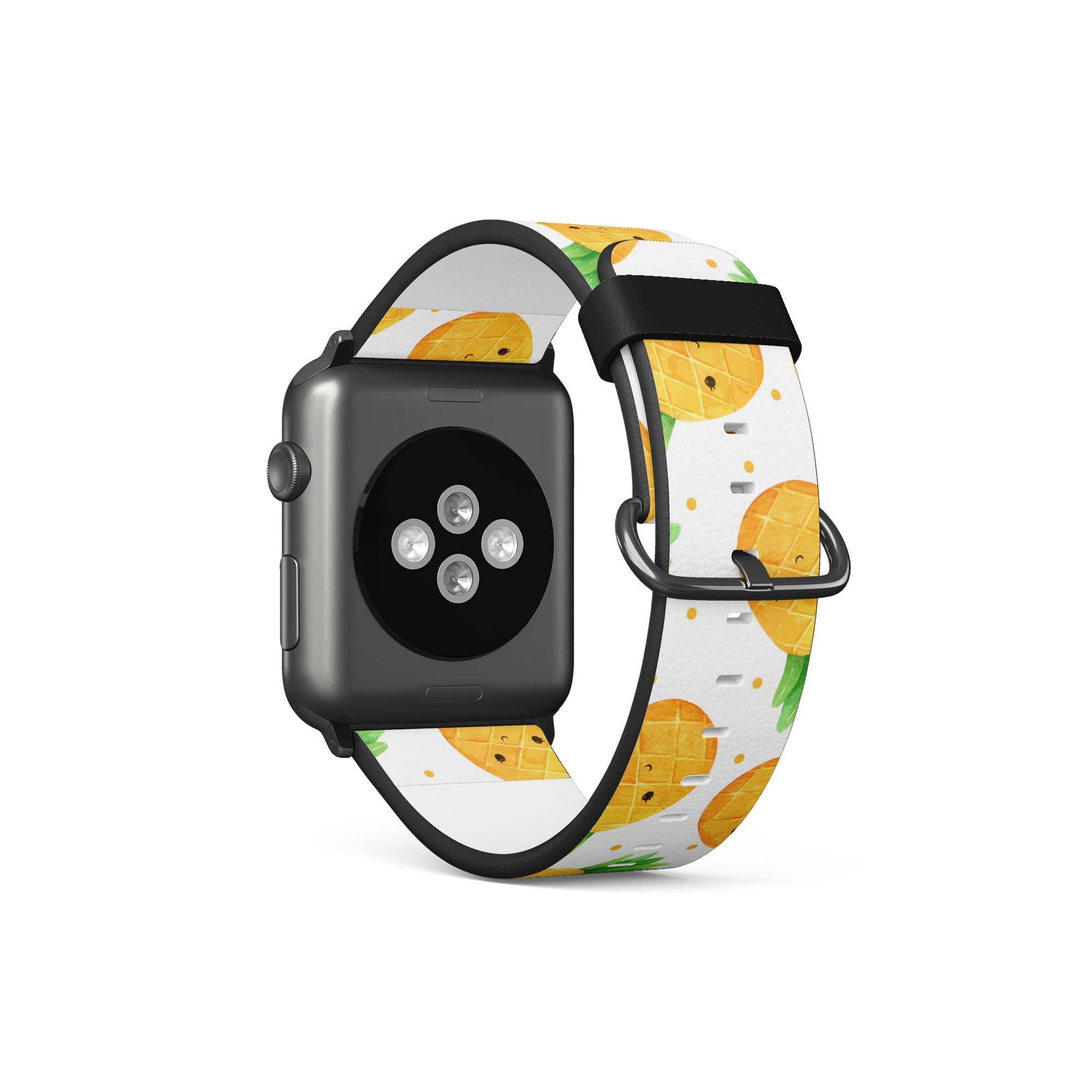 Upside Down | Pineapple Apple Watch Band for 38/40/41 mm Watch in Black