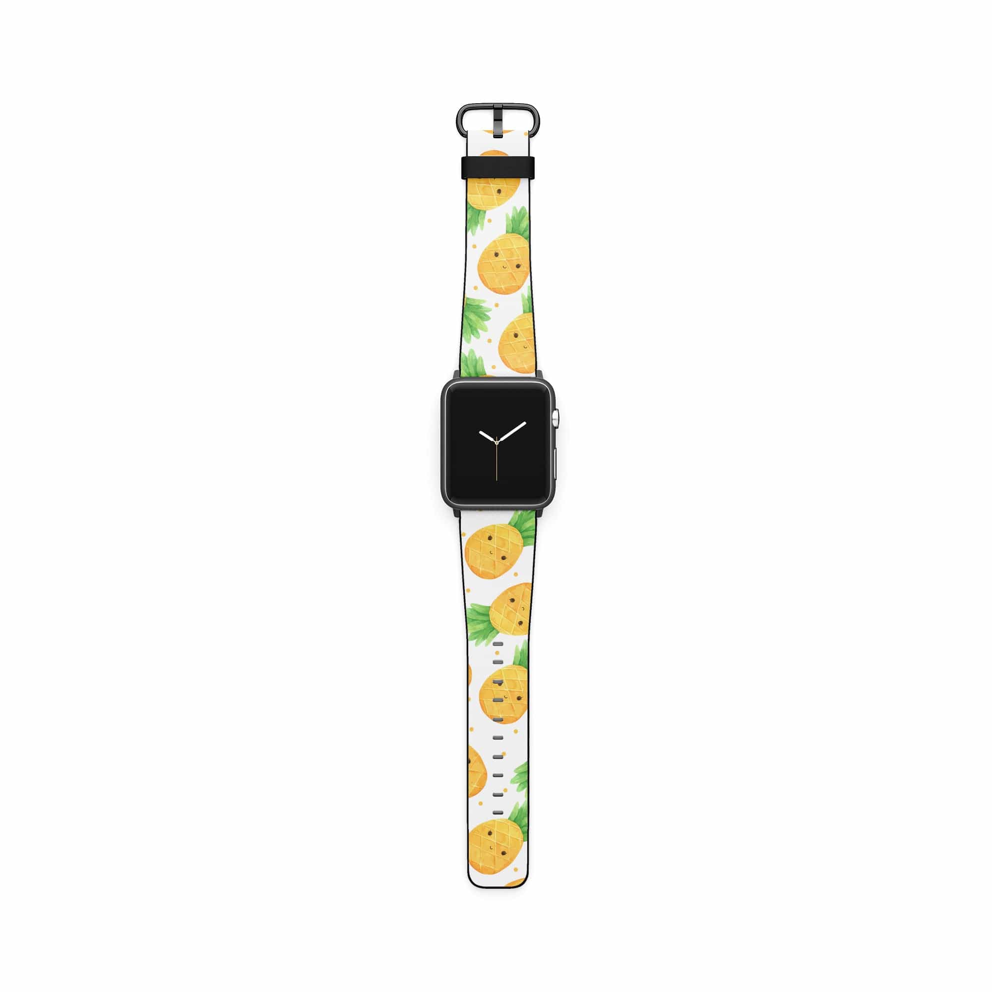 Upside Down | Pineapple Apple Watch Band for 38/40/41 mm Watch in Black