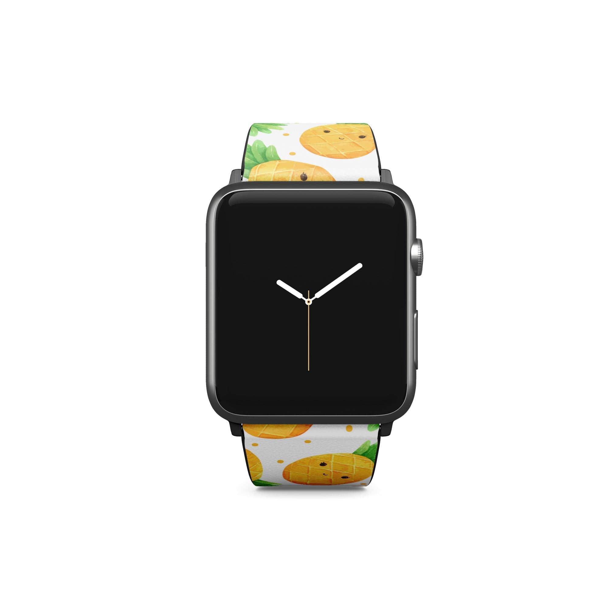 Upside Down | Pineapple Apple Watch Band for 38/40/41 mm Watch in Black