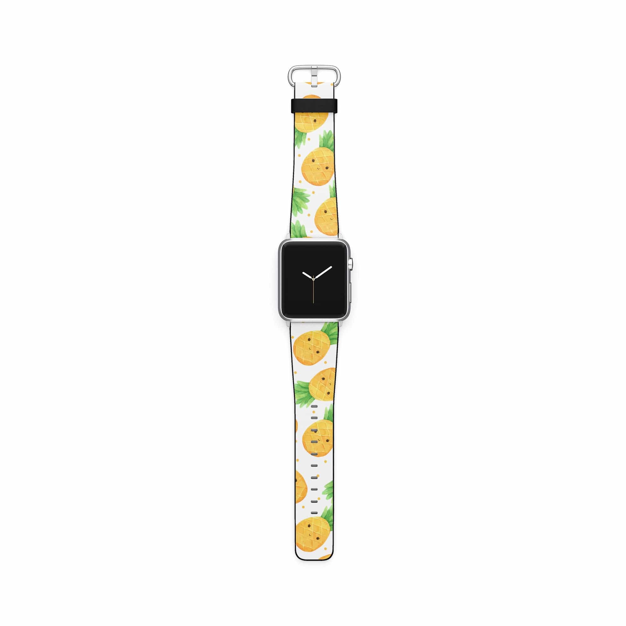 Upside Down | Pineapple Apple Watch Band for 38/40/41 mm Watch in Silver