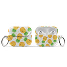 Upside Down | Pineapple Apple AirPods Case for AirPods 3 & AirPods Pro 1&2 Silver