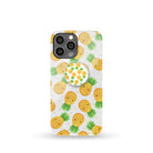 Upside Down | Pineapple Foldable Phone Grip in White