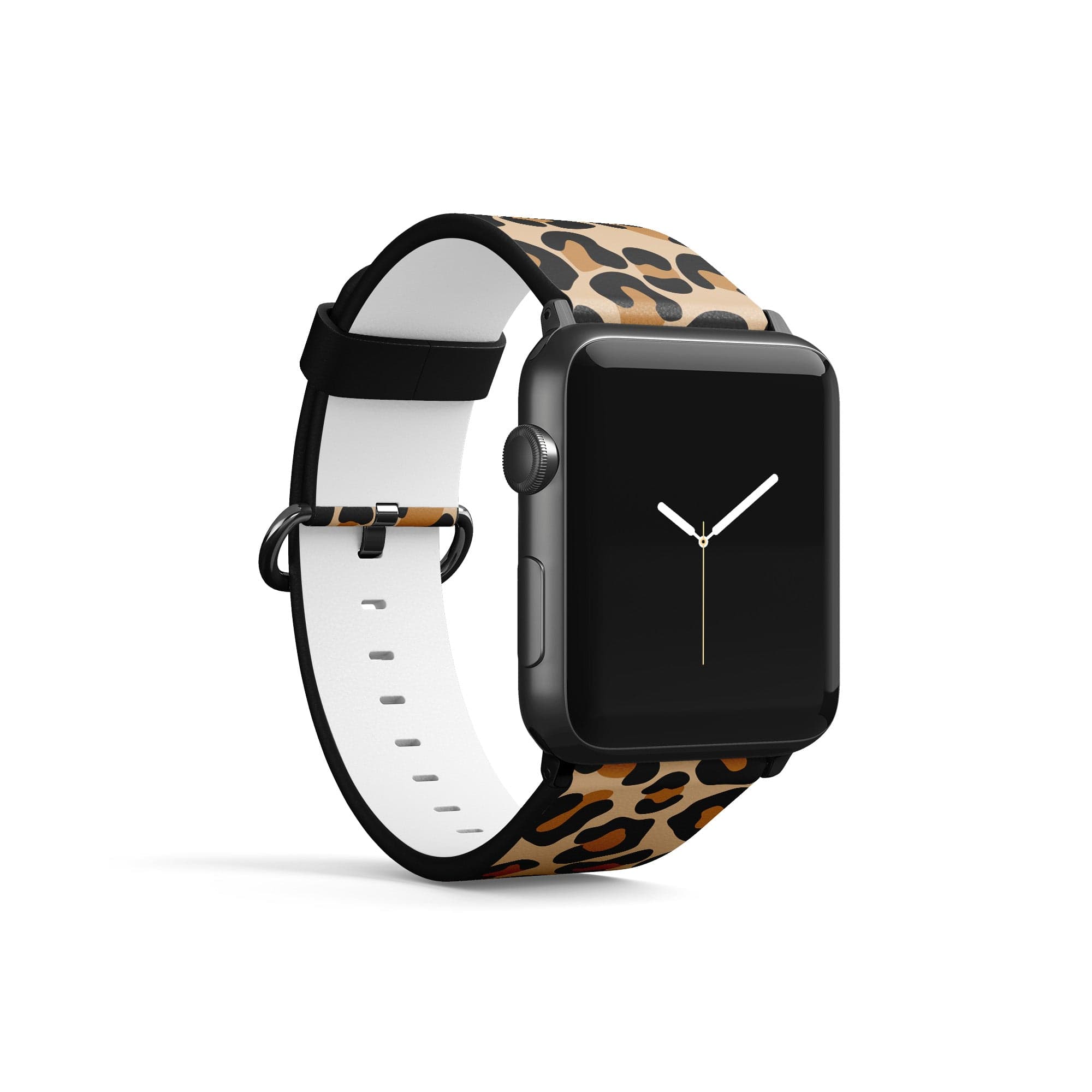 Wild Spots | Leopard Print Apple Watch Band for 38/40/41 mm Watch in Black