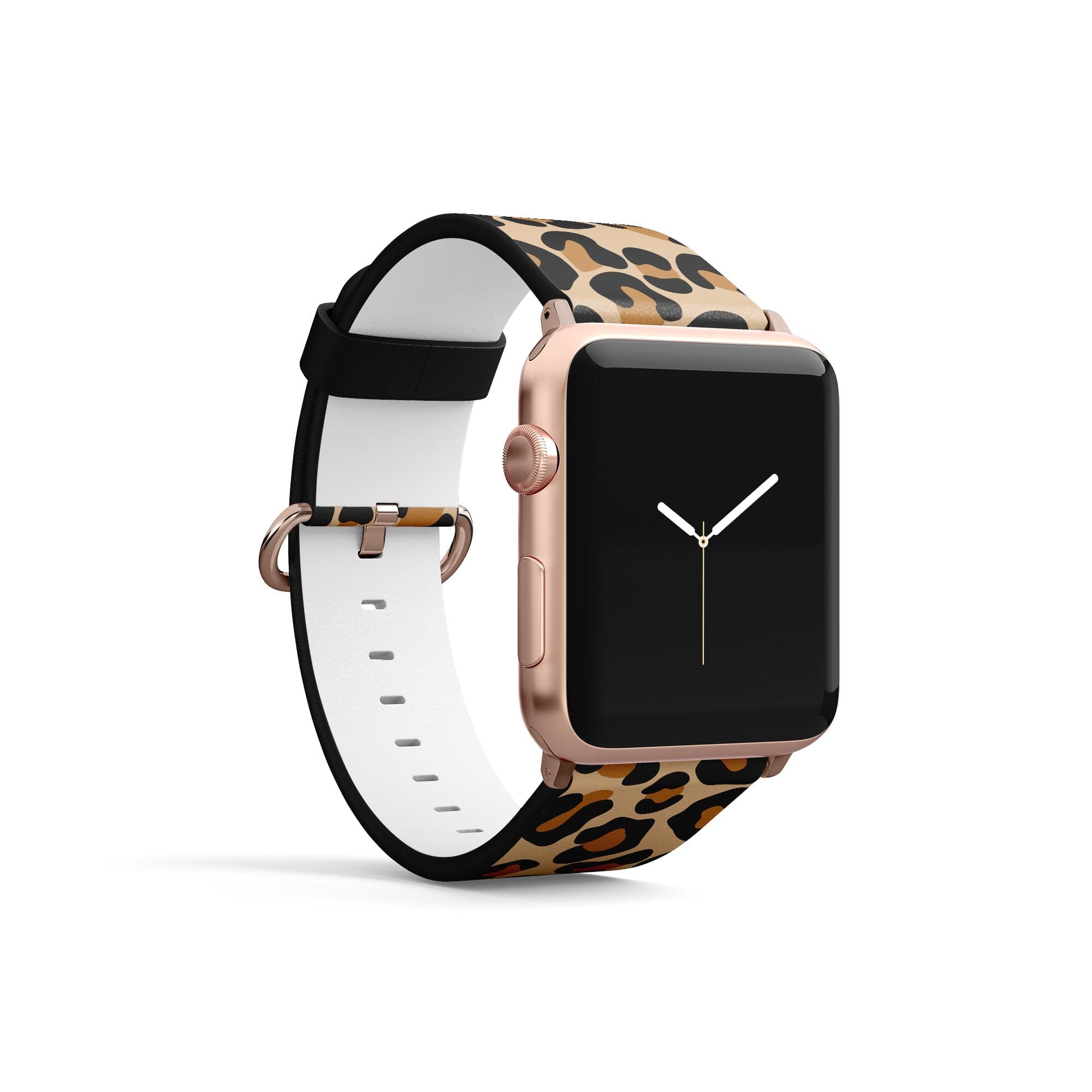 Wild Spots | Leopard Print Apple Watch Band for 38/40/41 mm Watch in Rose Gold