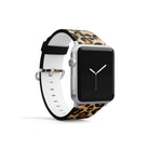 Wild Spots | Leopard Print Apple Watch Band for 38/40/41 mm Watch in Silver