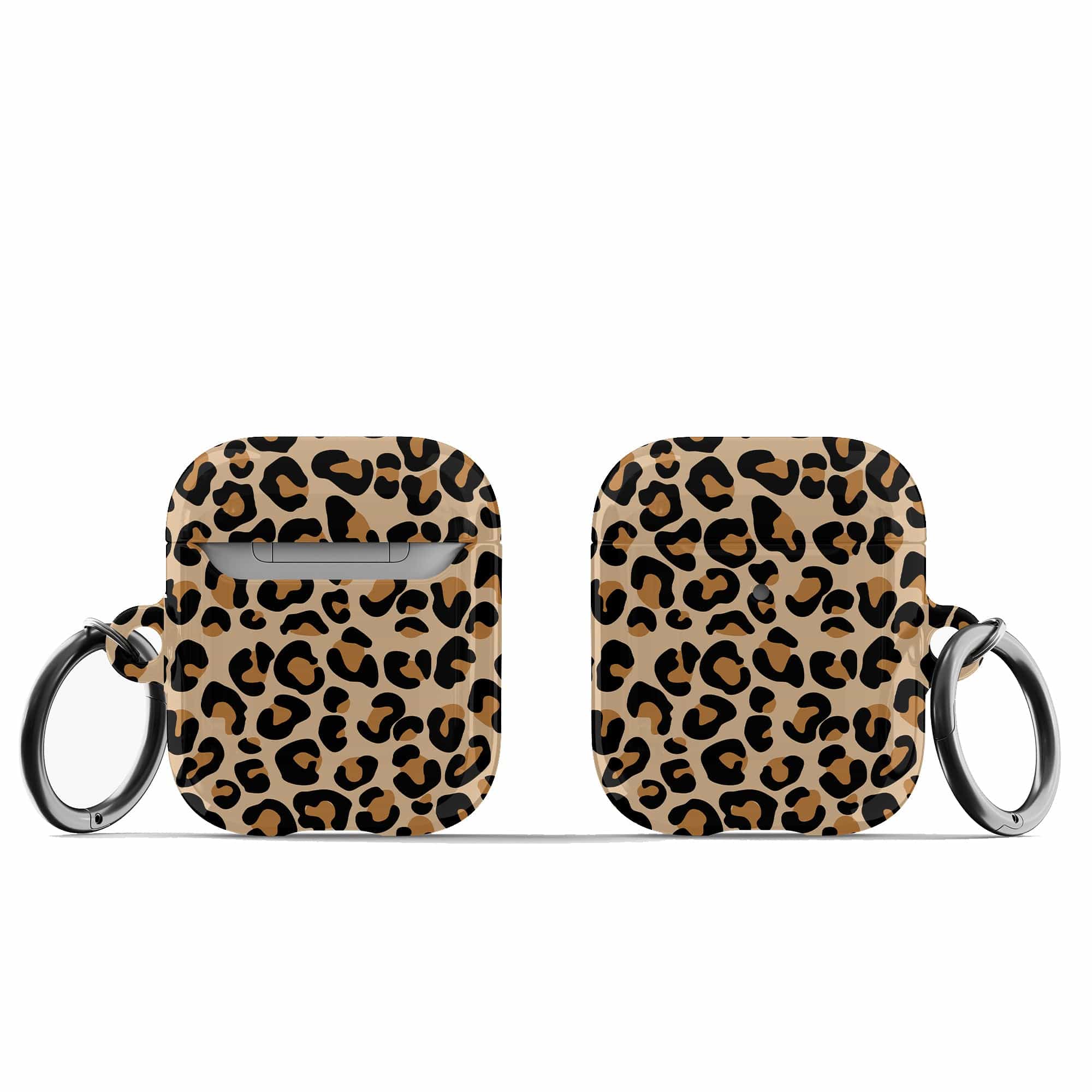 Wild Spots | Leopard Print Apple AirPods Case for AirPods 1&2 Black