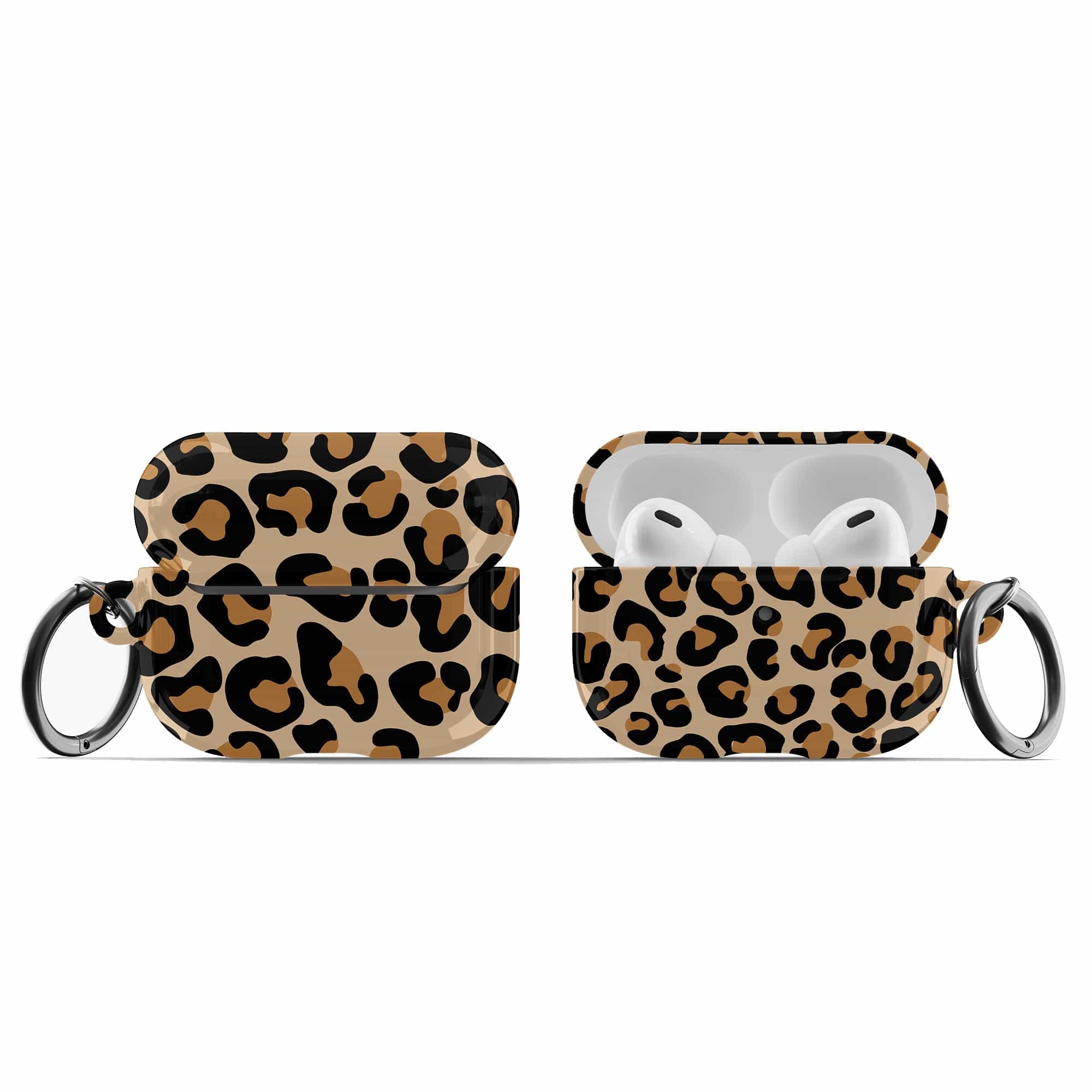 Wild Spots | Leopard Print Apple AirPods Case for AirPods 3 & AirPods Pro 1&2 Black