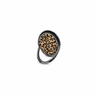 Wild Spots | Leopard Print Ring Holder in Black