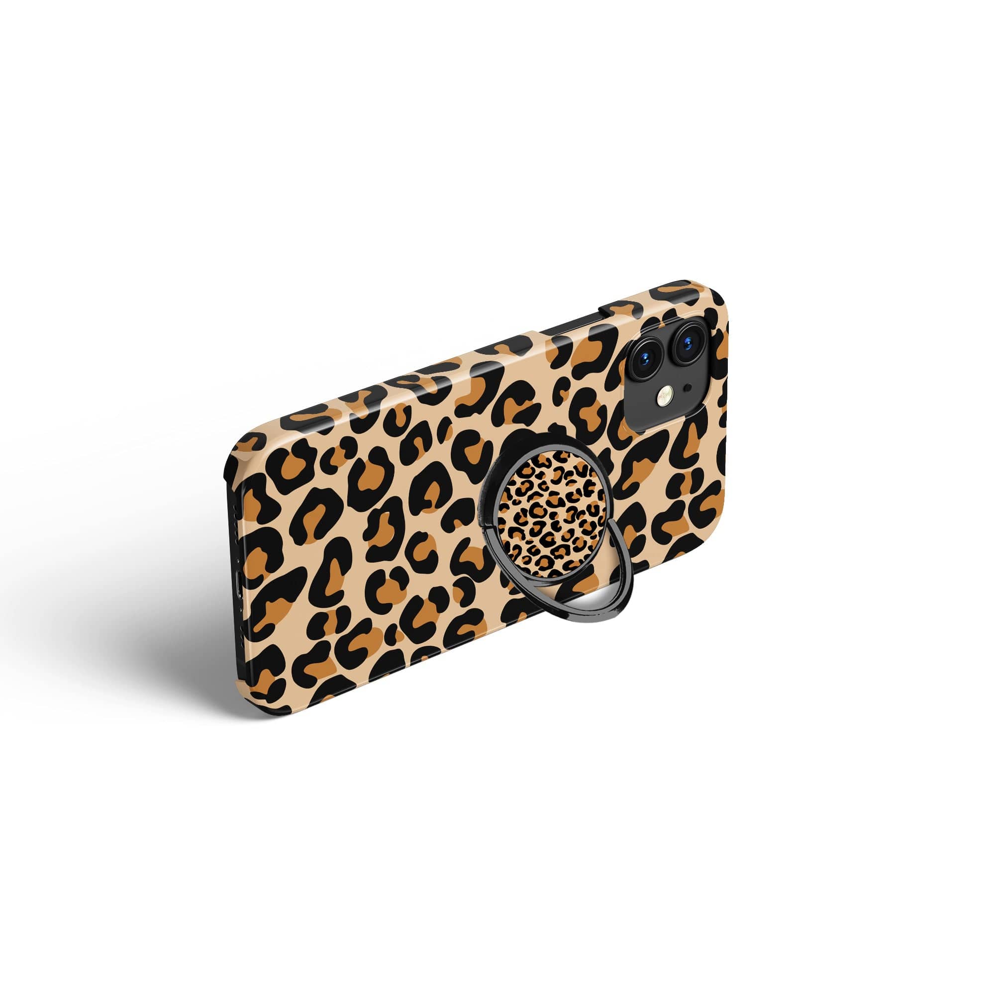 Wild Spots | Leopard Print Ring Holder in Black