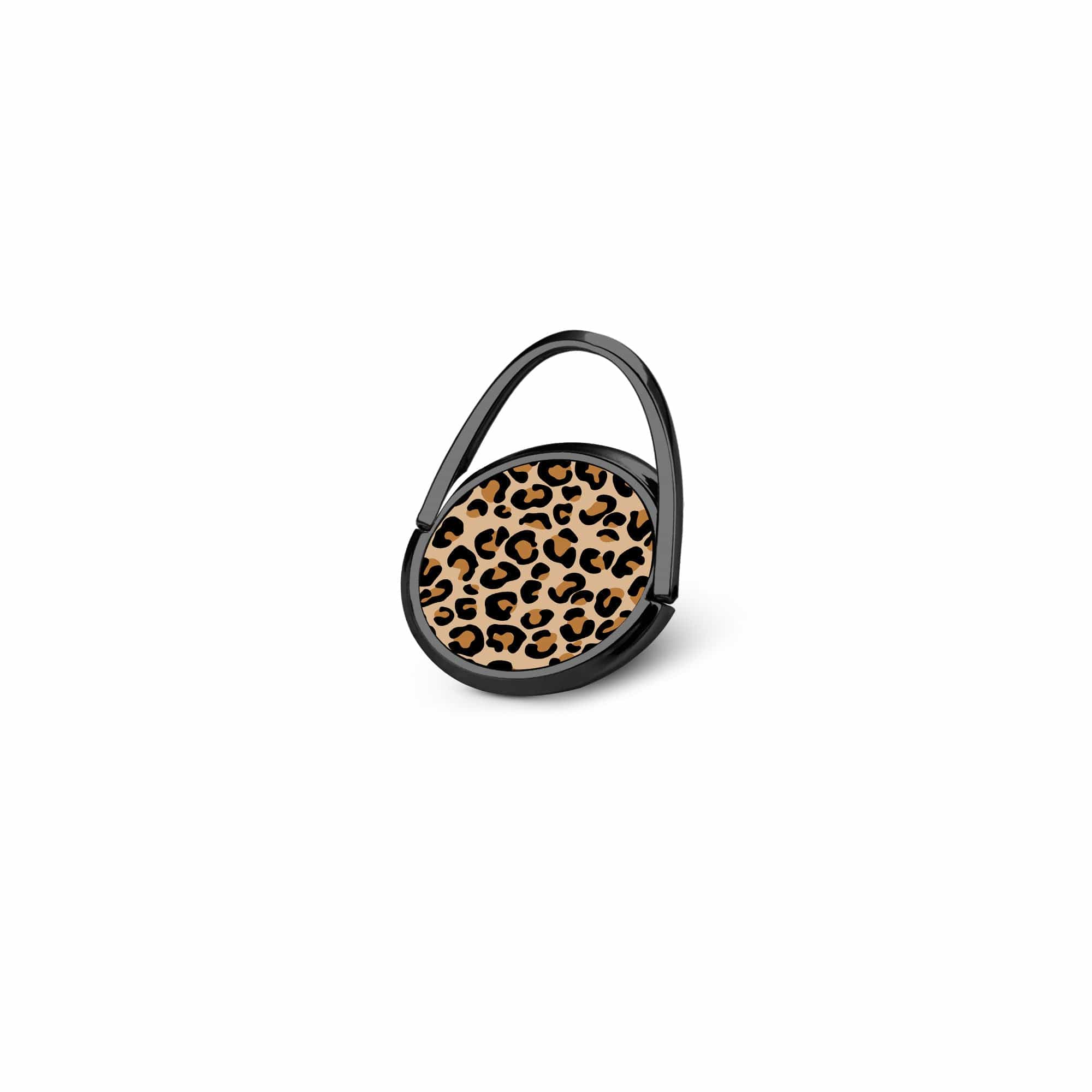 Wild Spots | Leopard Print Ring Holder in Black