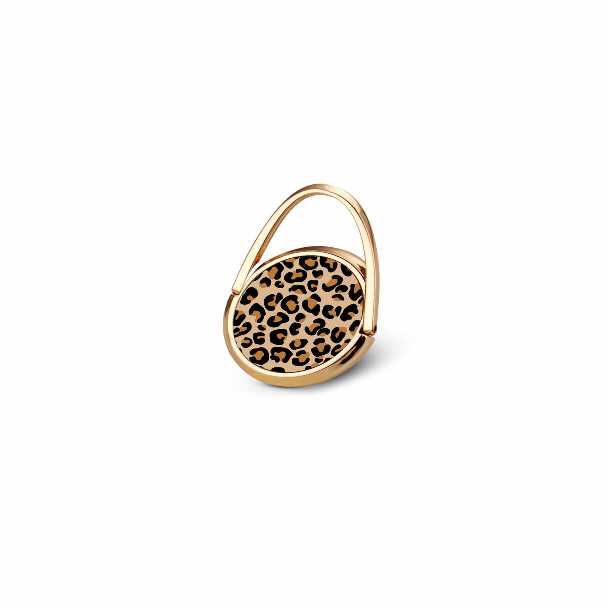 Wild Spots | Leopard Print Ring Holder in Gold