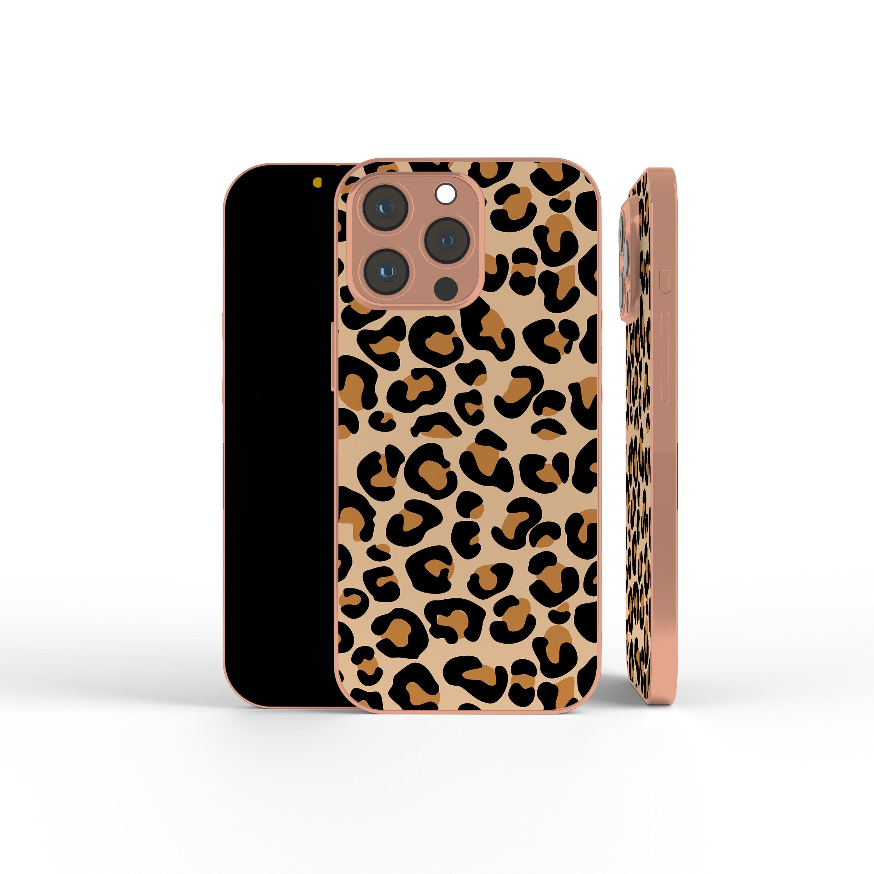 Wild Spots | Leopard Print Precious Metals Case in Rose Gold